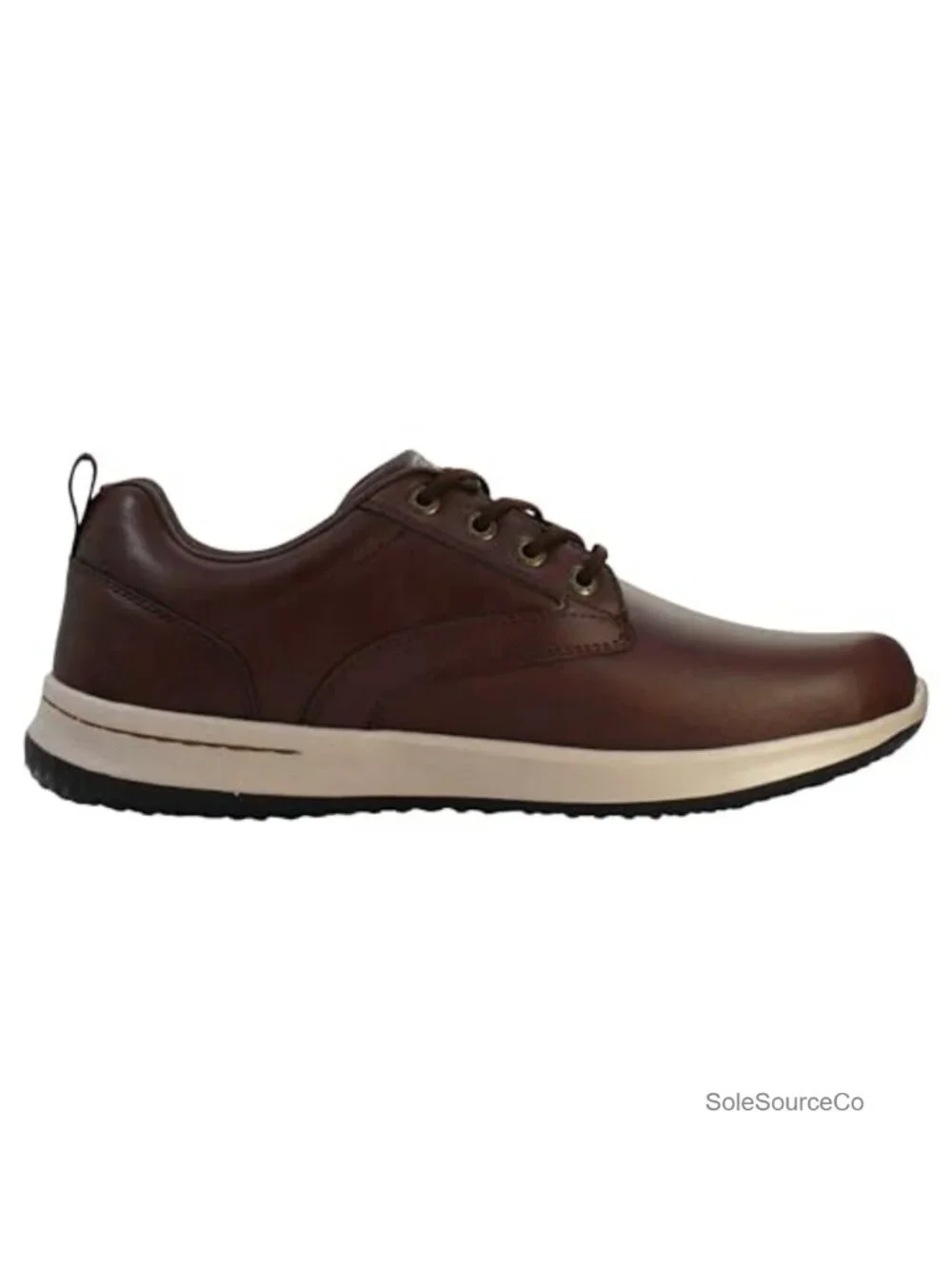 Men's Leather Waterproof Oxford Shoes - Pull-On Casual